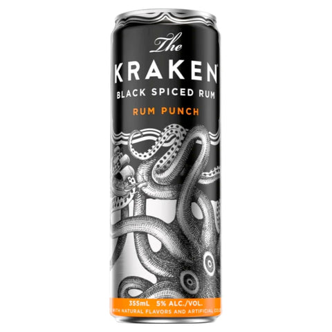 Kraken Black Spiced Rum Punch Cocktail 4PK Kraken Black Spiced Rum Punch Cocktail 4PK