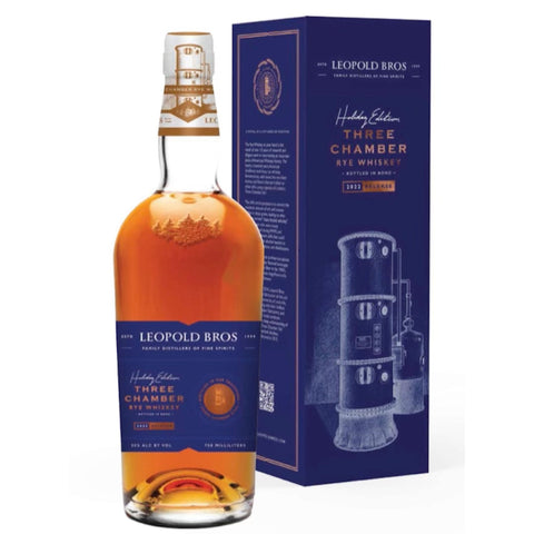 Leopold Bros Three Chamber Rye Holiday Edition 2022 Release Leopold Bros Three Chamber Rye Holiday Edition 2022 Release