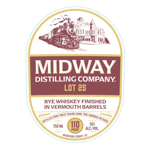 Midway Lot 25 Rye Finished in Vermouth Barrels Midway Lot 25 Rye Finished in Vermouth Barrels
