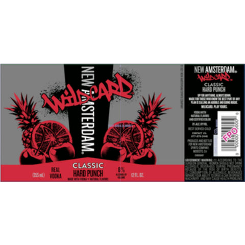 New Amsterdam Wildcard Classic Hard Punch 4PK New Amsterdam Wildcard Classic Hard Punch 4PK
