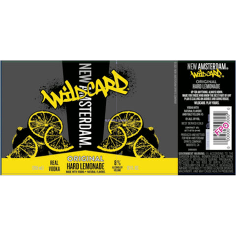 New Amsterdam Wildcard Original Hard Lemonade 4PK New Amsterdam Wildcard Original Hard Lemonade 4PK