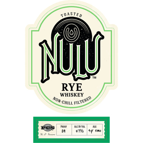 Nulu Barrel Proof Toasted Rye Whiskey Nulu Barrel Proof Toasted Rye Whiskey