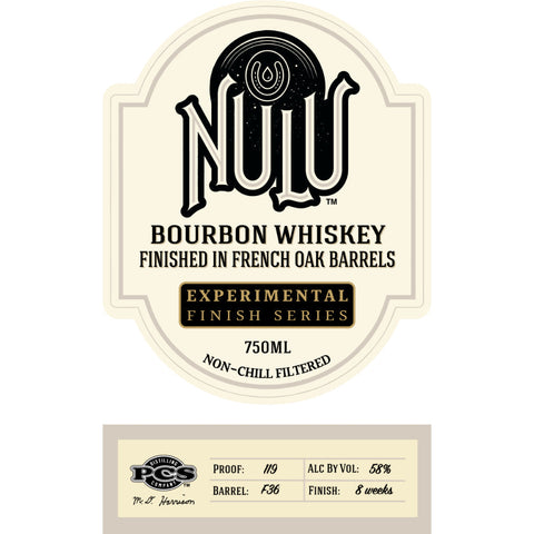 Nulu Bourbon Finished in French Oak Barrels Nulu Bourbon Finished in French Oak Barrels