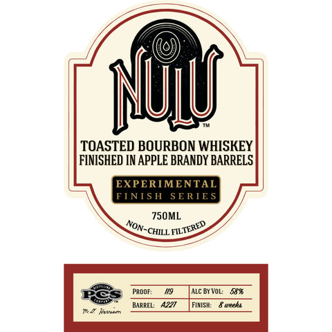 Nulu Toasted Bourbon Finished in Apple Brandy Barrels Nulu Toasted Bourbon Finished in Apple Brandy Barrels