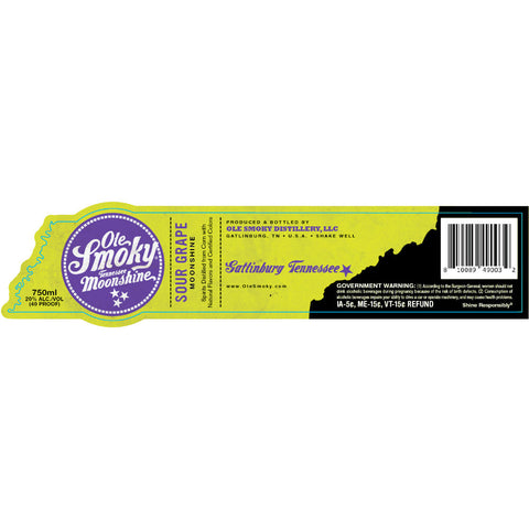 Ole Smoky Sour Grape Moonshine Ole Smoky Sour Grape Moonshine