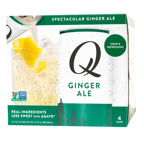 Q Ginger Ale by Joel McHale 4pk Q Ginger Ale by Joel McHale 4pk