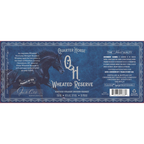Quarter Horse Wheated Reserve Bourbon Quarter Horse Wheated Reserve Bourbon