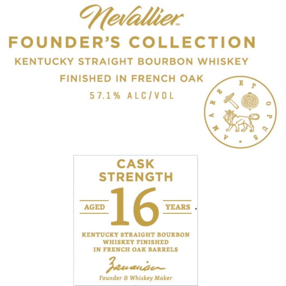 Rabbit Hole Nevallier Founder’s Collection 16 Year Old Straight Bourbon
