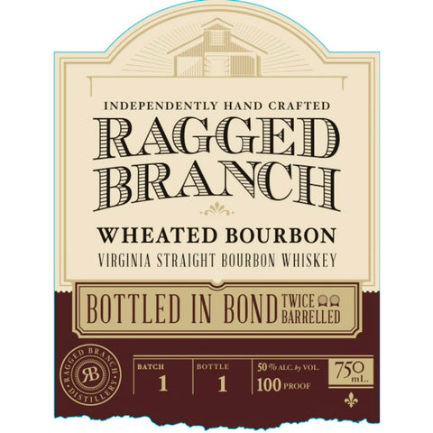 Ragged Branch Wheated Bourbon Bottled in Bond Ragged Branch Wheated Bourbon Bottled in Bond