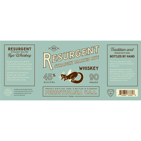 Resurgent Straight Malted Rye Whiskey Resurgent Straight Malted Rye Whiskey