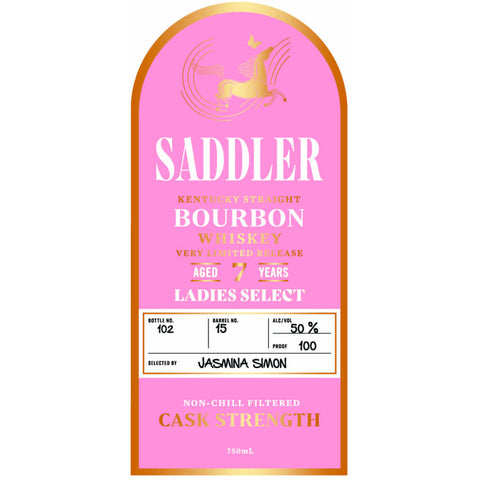 Saddler 7 Year Old Ladies Select Kentucky Straight Bourbon Saddler 7 Year Old Ladies Select Kentucky Straight Bourbon
