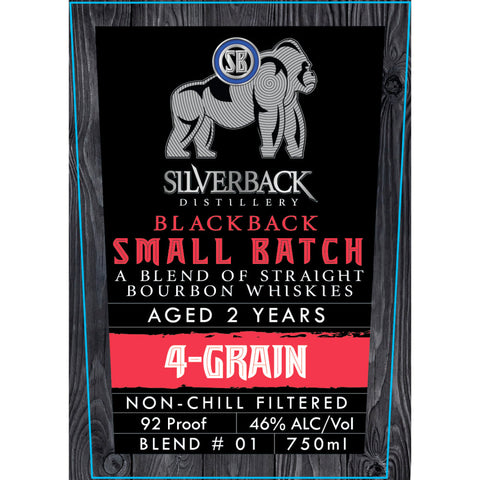 Silverback Blackback 4 Grain Blended Bourbon Silverback Blackback 4 Grain Blended Bourbon