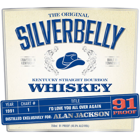 Silverbelly Bourbon By Alan Jackson - I'd Love You All Over Again Year 1991 Silverbelly Bourbon By Alan Jackson - I'd Love You All Over Again Year 1991