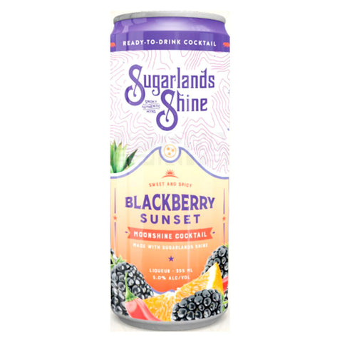 Sugarlands Blackberry Sunset Moonshine Cocktail 4pk Sugarlands Blackberry Sunset Moonshine Cocktail 4pk