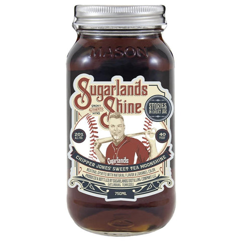 Sugarlands Chipper Jones' Sweet Tea Moonshine Moonshine Sugarlands Distilling Company  Sugarlands Chipper Jones' Sweet Tea Moonshine Moonshine Sugarlands Distilling Company