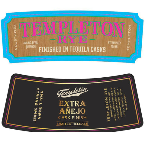 Templeton Rye Finished in Tequila Casks Templeton Rye Finished in Tequila Casks