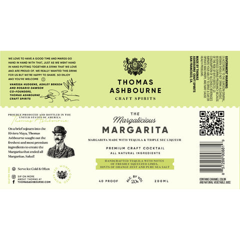 Thomas Ashbourne The Margalicious Margarita by Vanessa Hudgens 4PK Cans Thomas Ashbourne The Margalicious Margarita by Vanessa Hudgens 4PK Cans