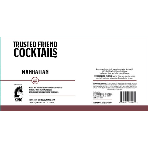 Trusted Friend Cocktails Manhattan Trusted Friend Cocktails Manhattan