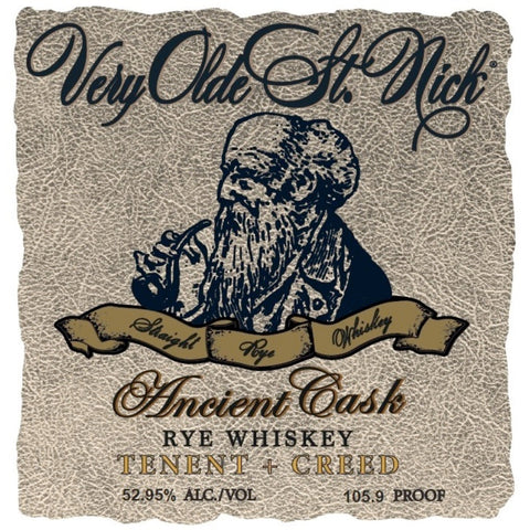Very Olde St. Nick Ancient Cask Tenent + Creed Straight Rye Very Olde St. Nick Ancient Cask Tenent + Creed Straight Rye