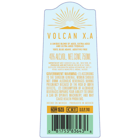 Volcan X.A Tequila Volcan X.A Tequila