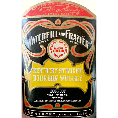 Waterfill and Frazier Kentucky Straight Bourbon 100 Proof Waterfill and Frazier Kentucky Straight Bourbon 100 Proof