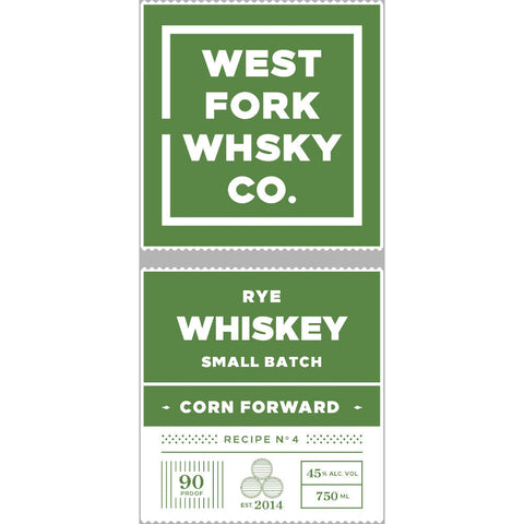 West Fork Corn Forward Rye Whiskey West Fork Corn Forward Rye Whiskey