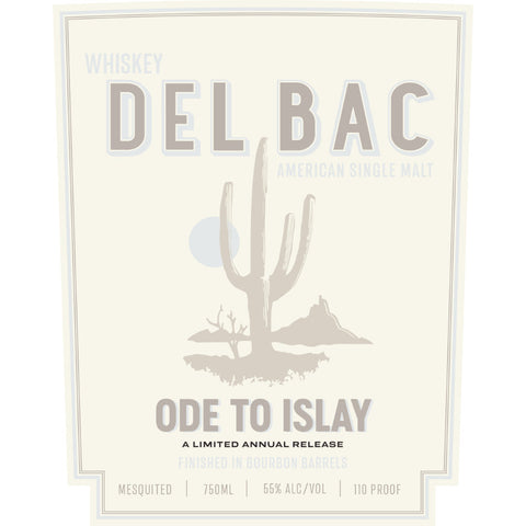Whiskey Del Bac Ode to Islay American Single Malt Whiskey Del Bac Ode to Islay American Single Malt