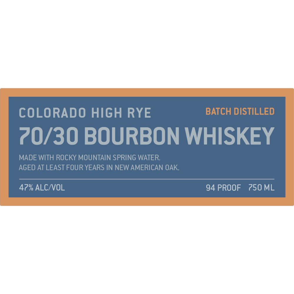 Woody Creek High Rye 70/30 Bourbon By William H. Macy