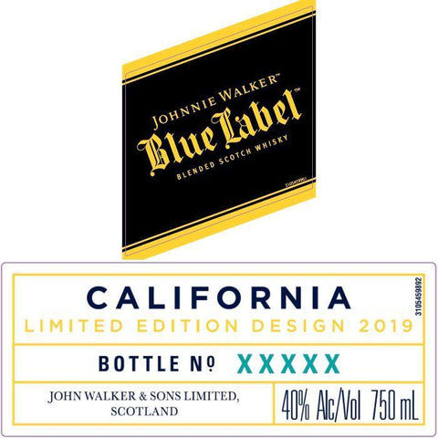 Buy Johnnie Walker Blue Label California Limited Edition Design 2019 online from the best online liquor store in the USA. Buy Johnnie Walker Blue Label California Limited Edition Design 2019 online from the best online liquor store in the USA.