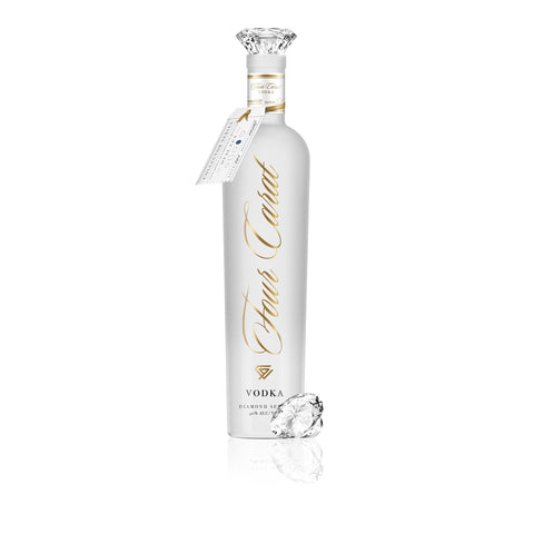 Four Carat Vodka Collectors Edition With Diamond Cut Closure Four Carat Vodka Collectors Edition With Diamond Cut Closure