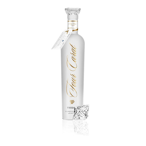 Four Carat Vodka Collectors Edition With Diamond Cut Closure Four Carat Vodka Collectors Edition With Diamond Cut Closure