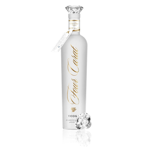 Four Carat Vodka Collectors Edition With Diamond Cut Closure Four Carat Vodka Collectors Edition With Diamond Cut Closure