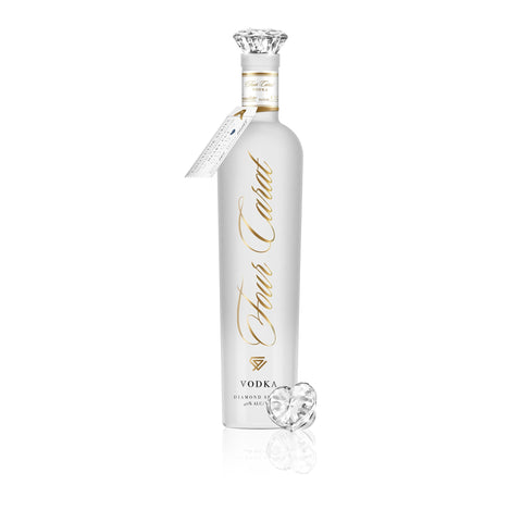 Four Carat Vodka Collectors Edition With Diamond Cut Closure Four Carat Vodka Collectors Edition With Diamond Cut Closure
