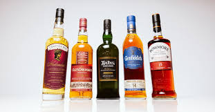 Premium Scotch whiskies from Sam Liquor Store in California.