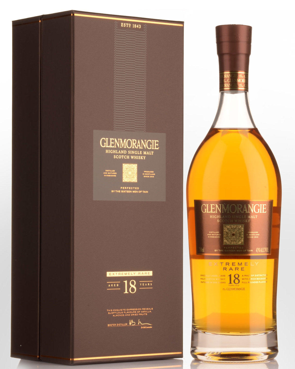 Glenmorangie single malt scotch extremely rare 18 yr 86