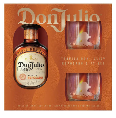 Don Julio reposado 750 gift set