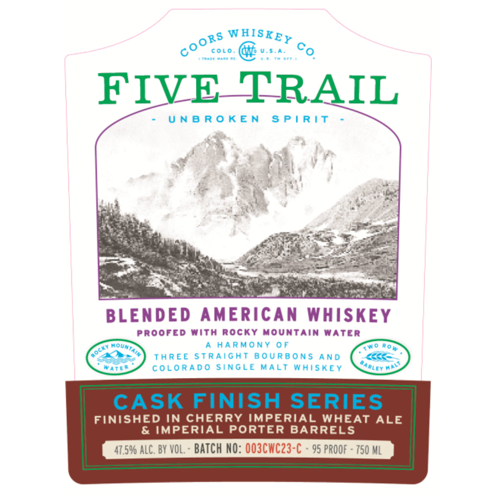 Five Trail Finished in Cherry Imperial Wheat Ale & Imperial Port Barrels