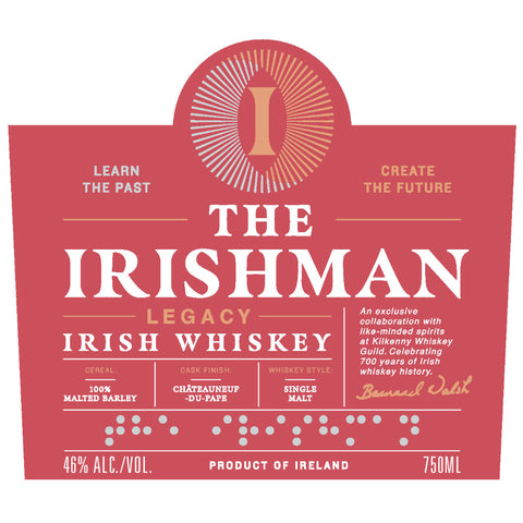 The Irishman Legacy Irish Whiskey