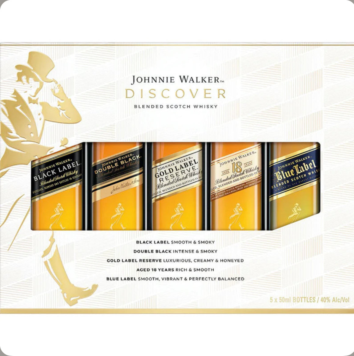JOHNNIE WALKER DISCOVER BLENDED SCOTCH WHISKEY (perfect gift)