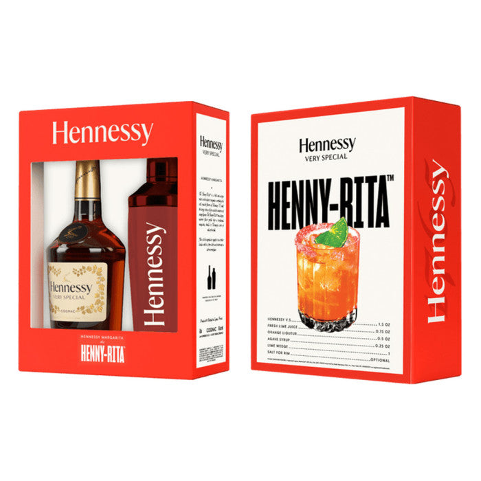 Cognac Hennessy VS Coffret Henny-Rita avec shaker