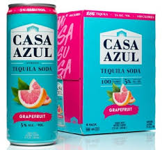 Casa Azul Grapefruit Tequila Soda 4pk