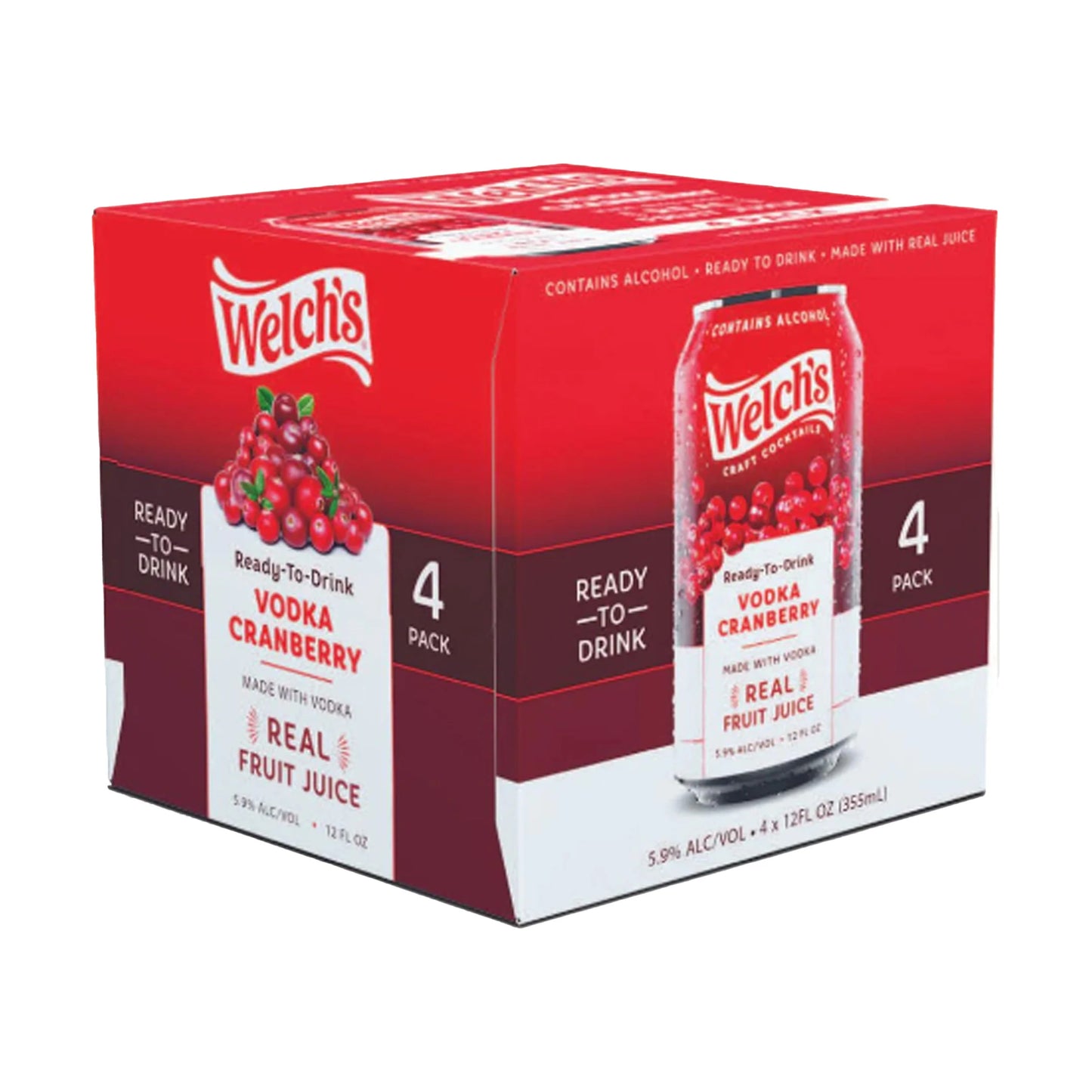 Welch's Craft Cocktails Vodka Cranberry