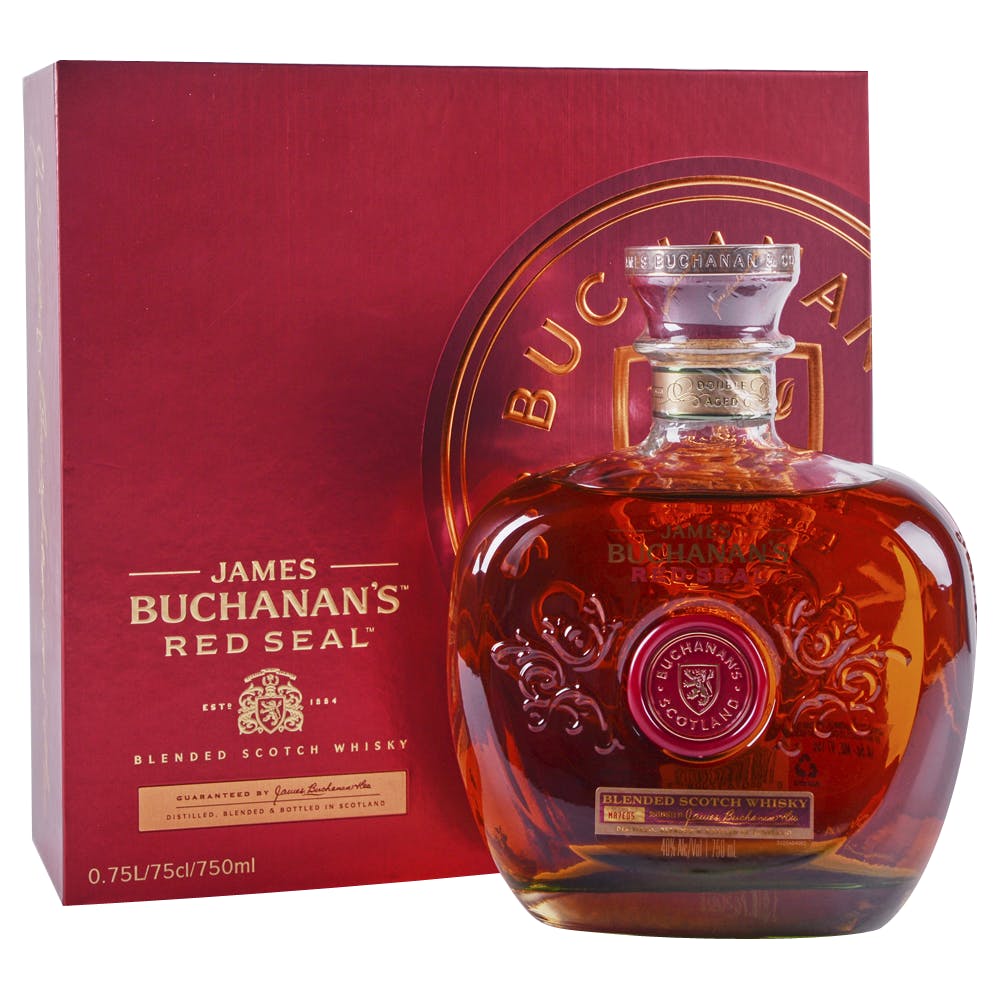 Buchanan's Red Seal Double Aged 21 Year Old Blended Scotch 750 ML