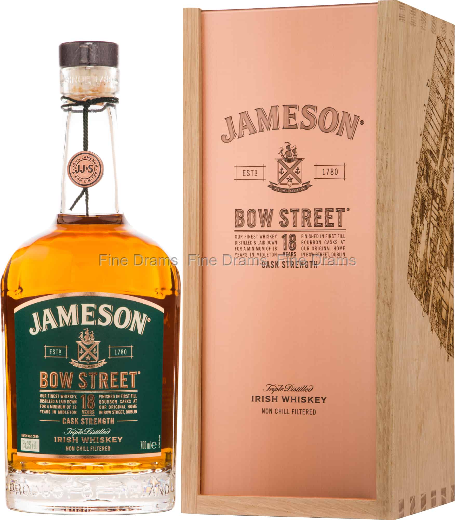 Jameson - Bow Street 18 Yr CASK STRENGTH - 750ml