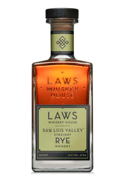 LAWS SAN LUIS VALLEY STRAIGHT RYE WHISKEY 750