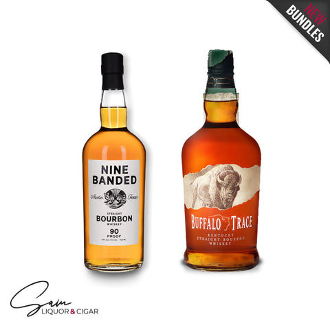 Buffalo Trace - Kentucky Straight Bourbon Whiskey - Nine Banded Whiskey - Bundle