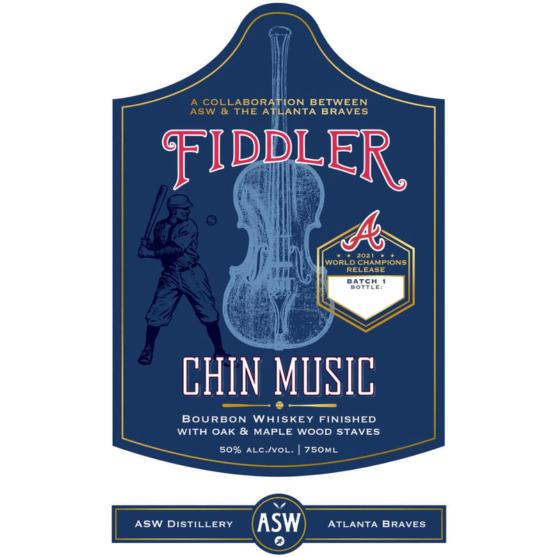 ASW x The Atlanta Braves Fiddler Chin Music Bourbon