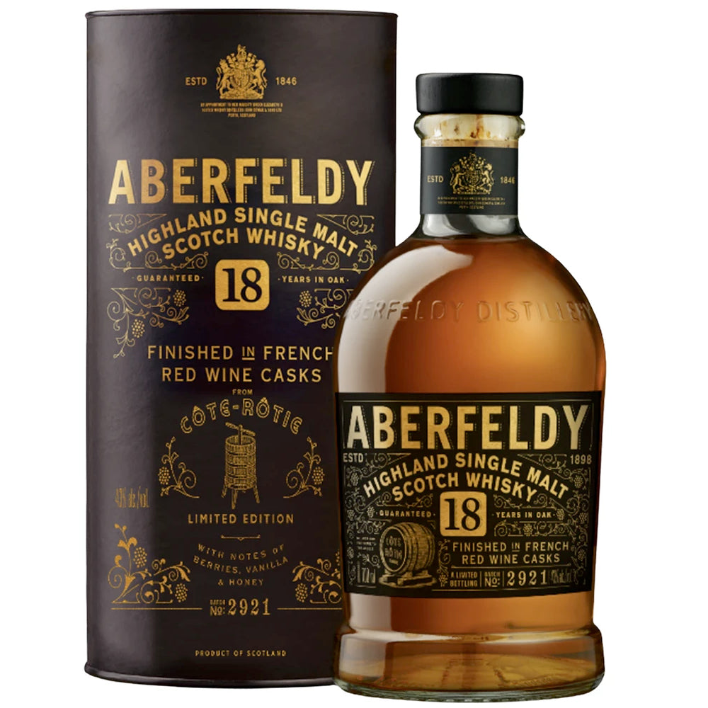 Aberfeldy 18 Year Old Limited Edition Côte Rôtie French Wine Cask Finish