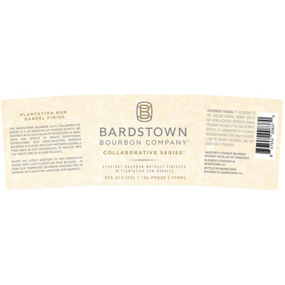 Bardstown Bourbon Collaborative Series Plantation Rum Barrel Finish