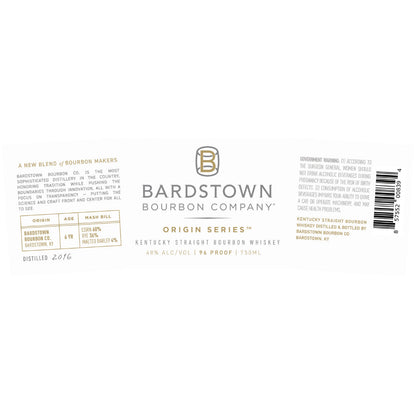 Bardstown Bourbon Company Origin Series Kentucky Straight Bourbon